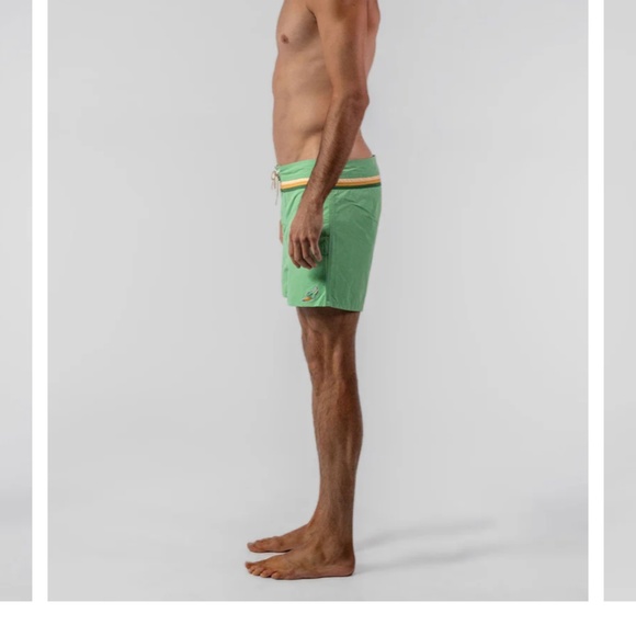 Men’s Woodpecker SWAM swim trunks in green Size Medium NWT - Picture 3 of 6